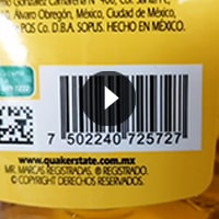 Barcode scanning video dataset