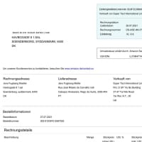 German & uk invoice image dataset