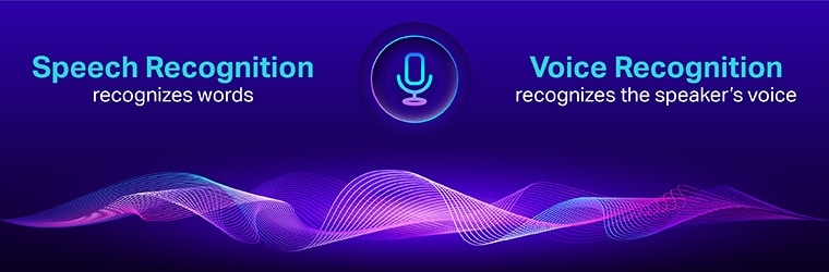 Speech vs voice recognition