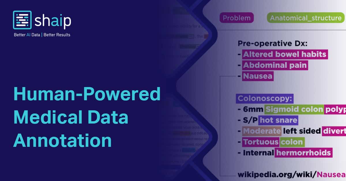 Medical data annotation