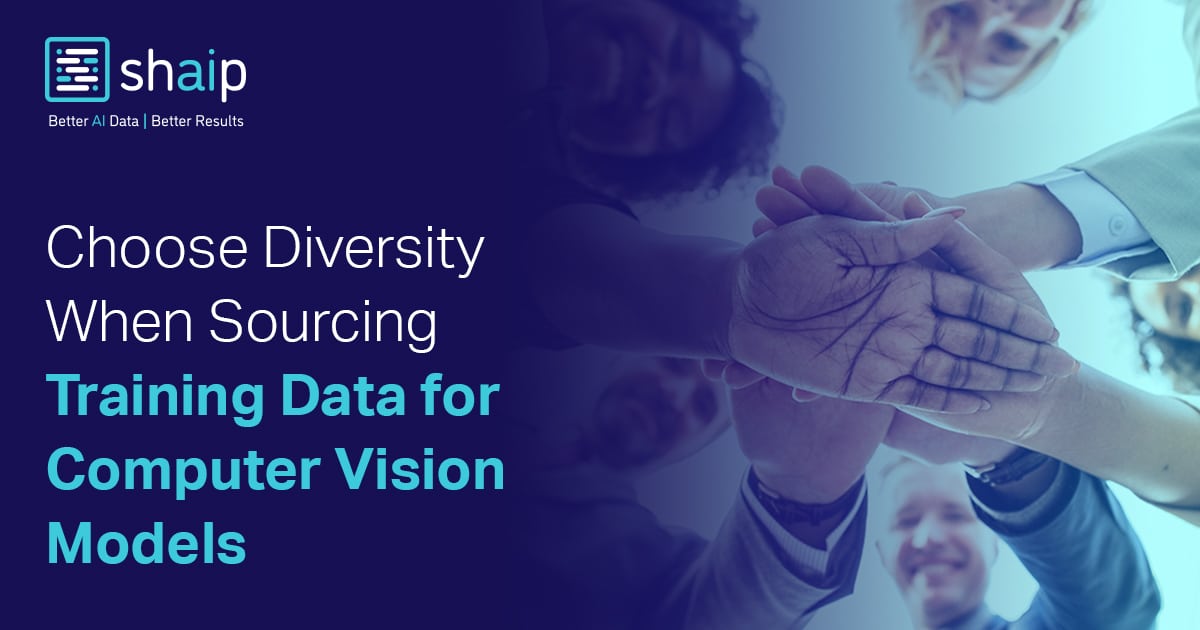 Choose Diversity When Sourcing Training Data For Computer Vision Models