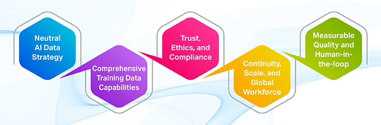 A practical checklist for choosing a neutral ai training data partner